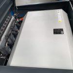 It shows how BYD's lithium battery looks like in a forklift
